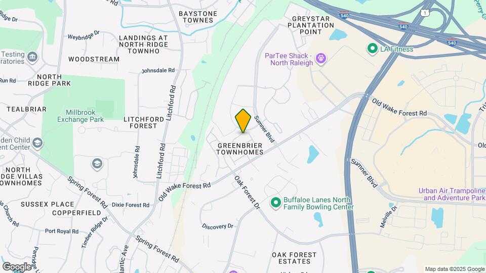 2911 Berkeley Springs Pl Map and Location Details