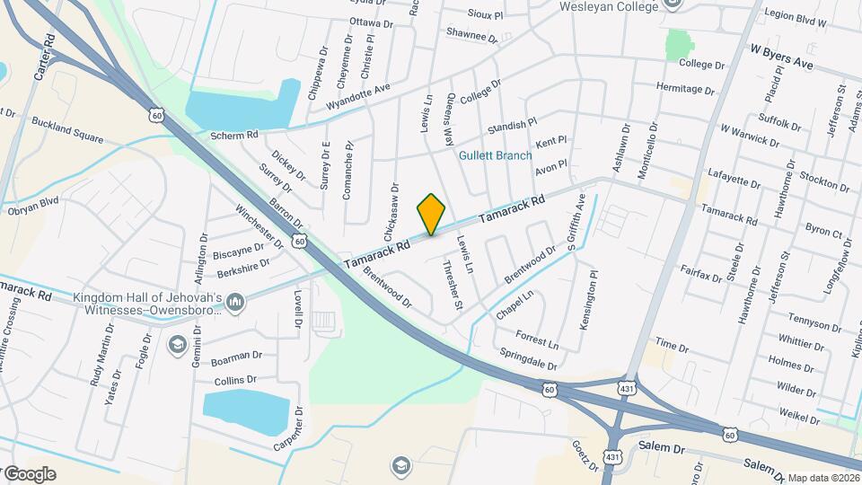 1730-1732 Tamarack Rd Map and Location Details