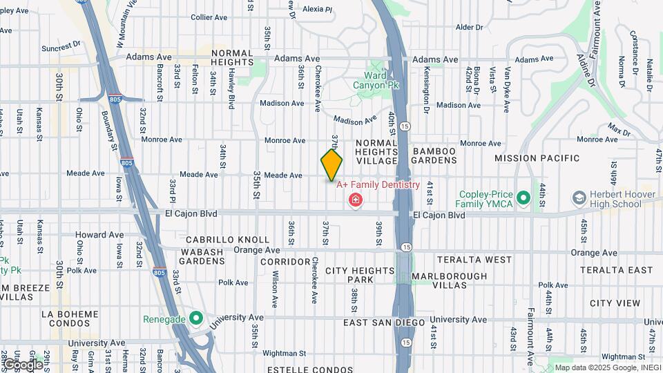 4365 37th St, Unit 4367 Map and Location Details