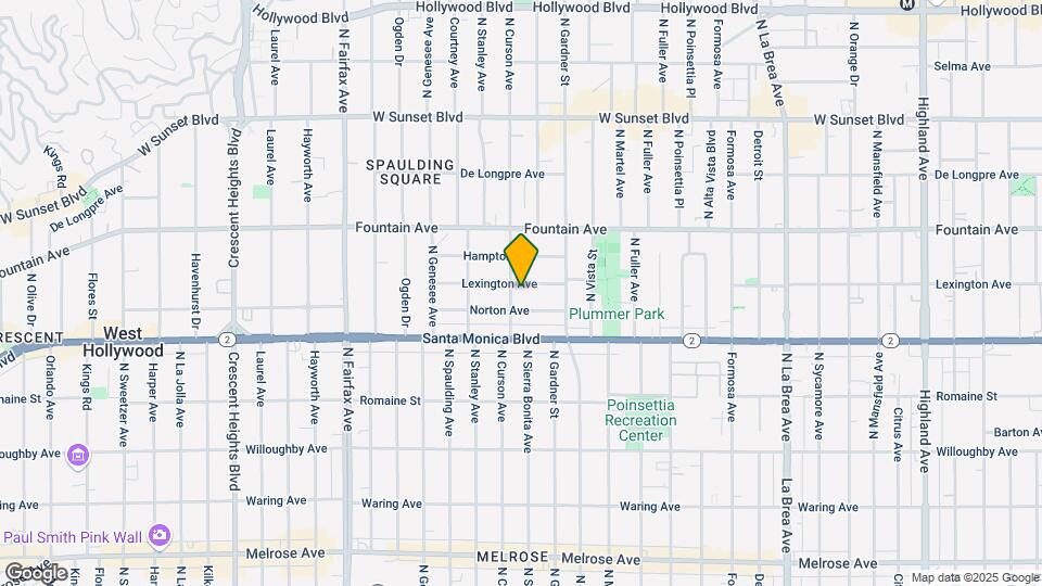 7548 Lexington Ave Map and Location Details