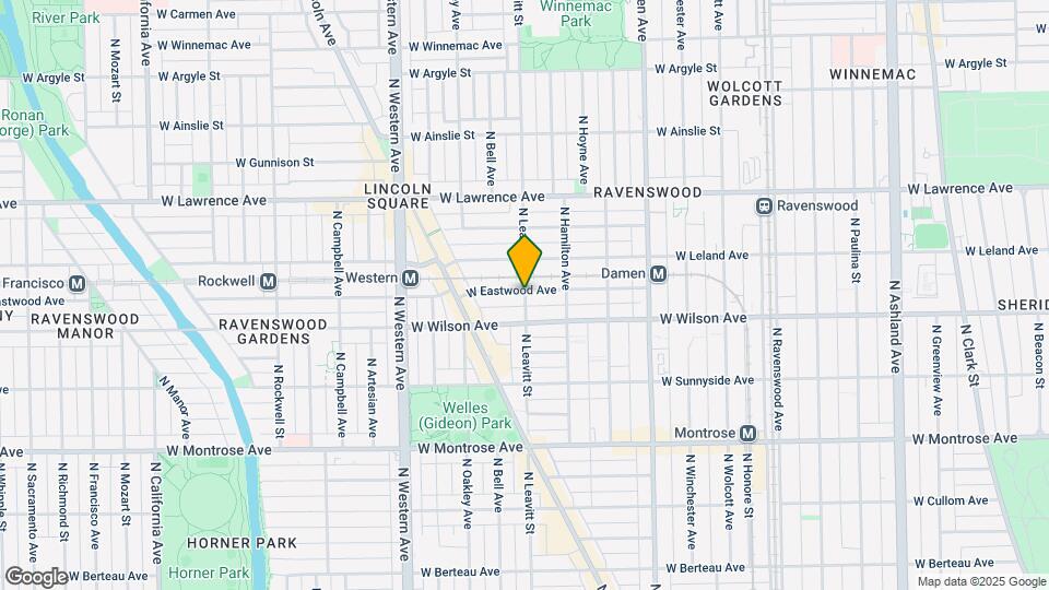 4628 N Leavitt St Map and Location Details