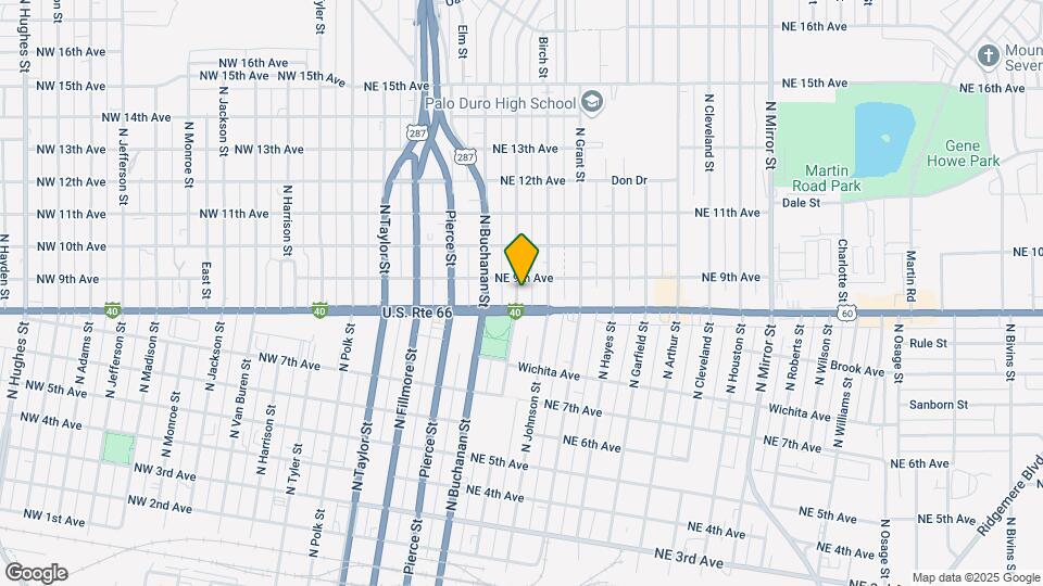 806 N Lincoln St Map and Location Details