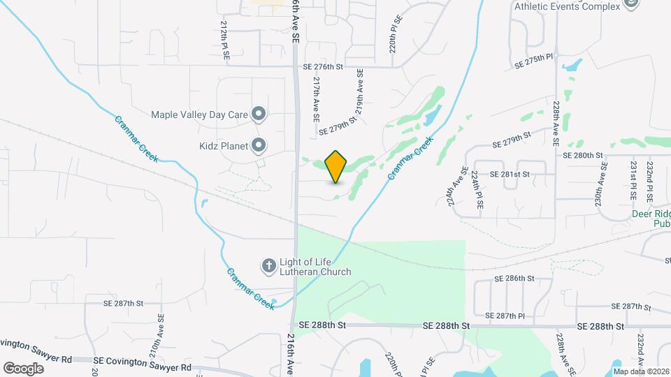 21663 SE 281st St Map and Location Details