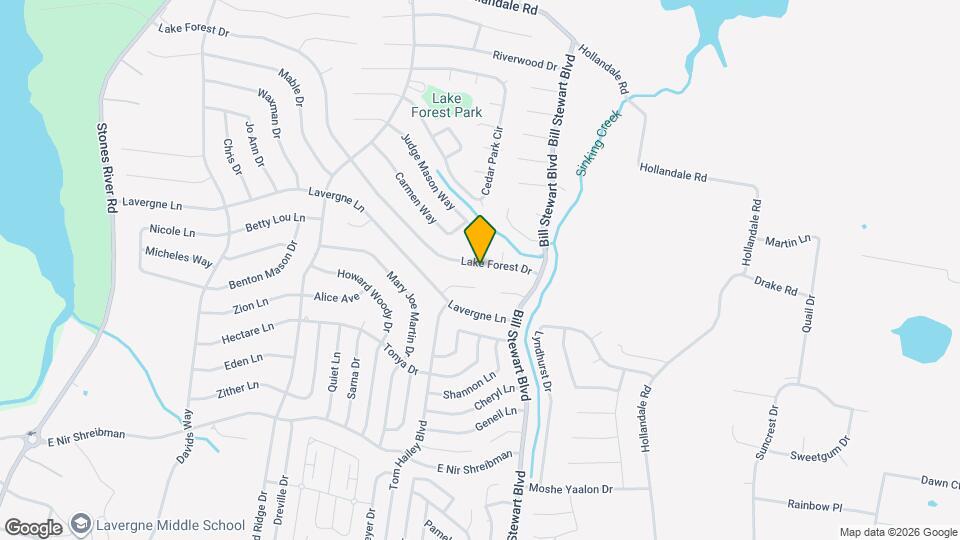 203 Lake Forest Dr Map and Location Details