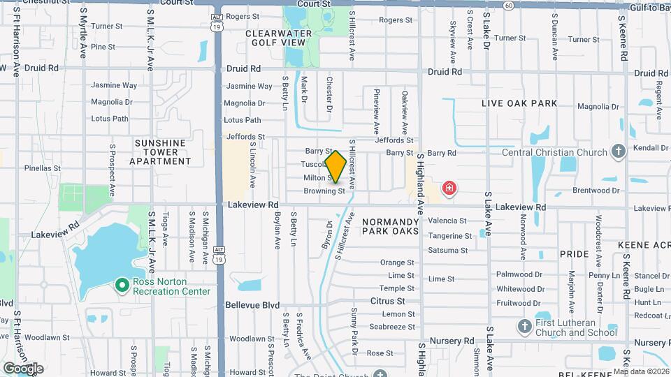 1372 Browning St Map and Location Details