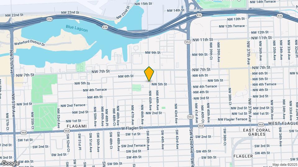 4500 NW 5th St Map and Location Details
