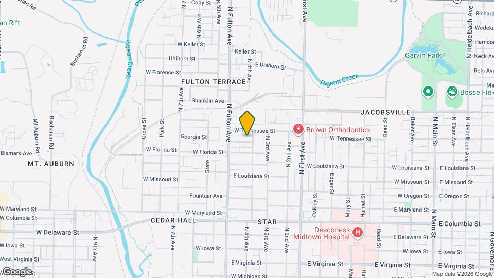 1107 Georgia St Map and Location Details