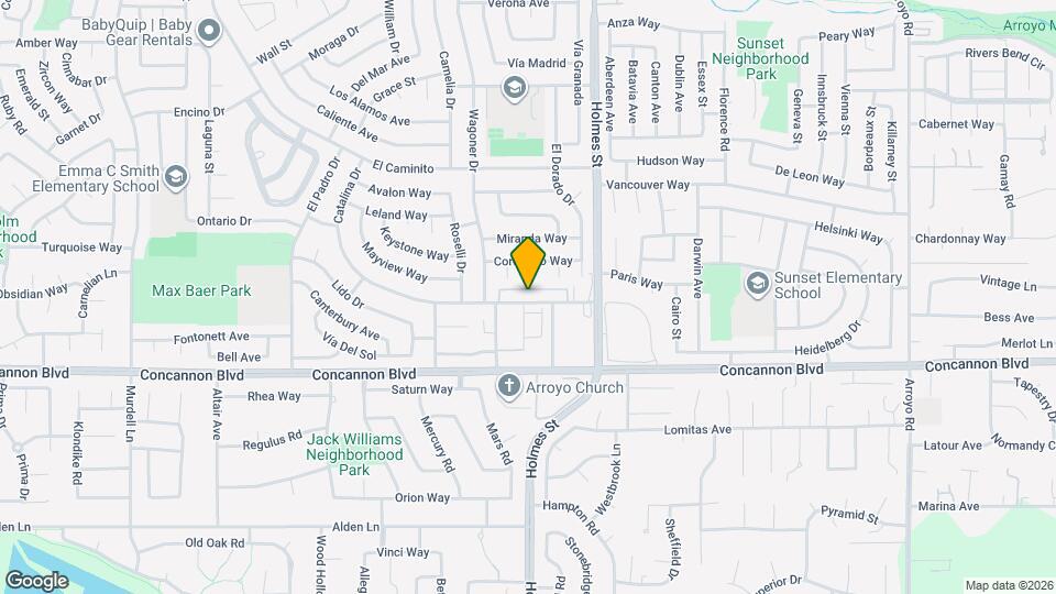 Catalina Crest Apartment Homes Map and Location Details