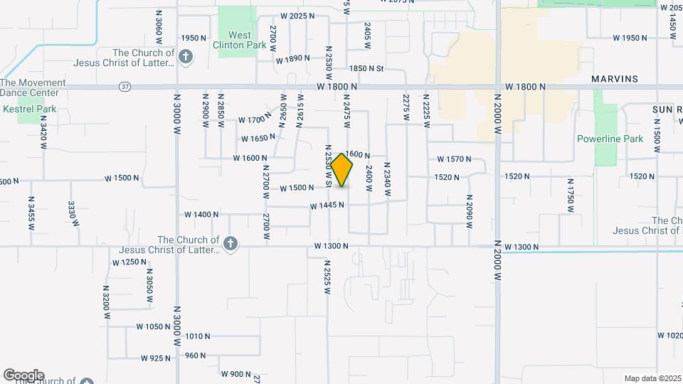 1473 N 2475 W Mapa y Detalles de la Ubicación