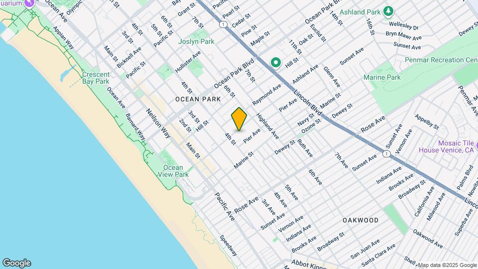 422 Ashland Ave, Unit A Map and Location Details