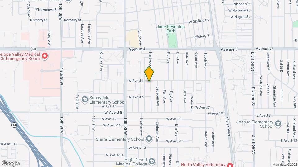 44151 Hardwood Ave Map and Location Details