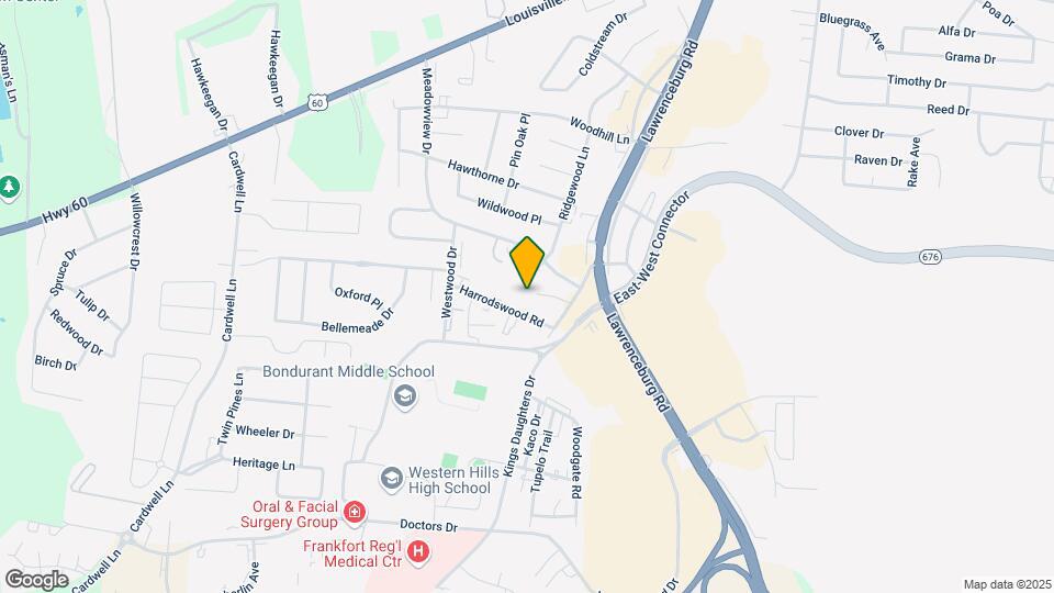 424 Harrodsburg Ln Map and Location Details