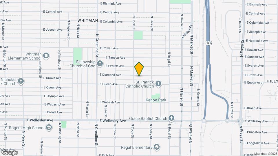 2520 E Diamond Ave Map and Location Details