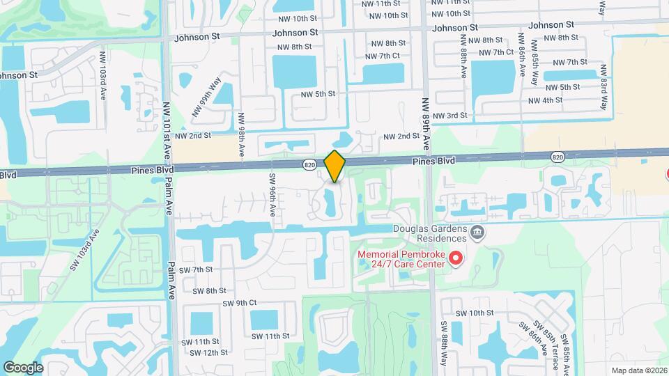 9475 Palm Cir N Map and Location Details