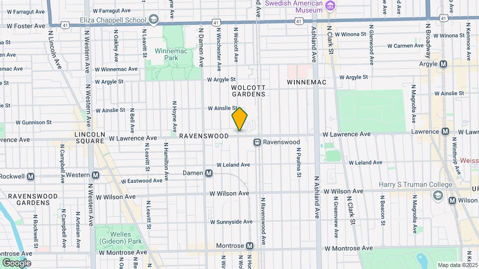 4805 N Wolcott Ave, Unit 3A Map and Location Details