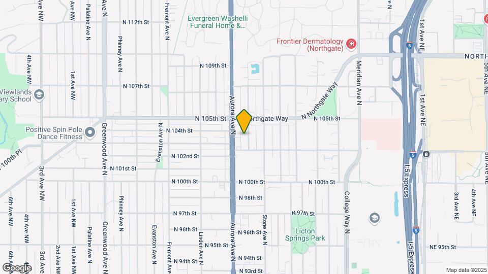 10325 Midvale Ave N Mapa y Detalles de la Ubicación