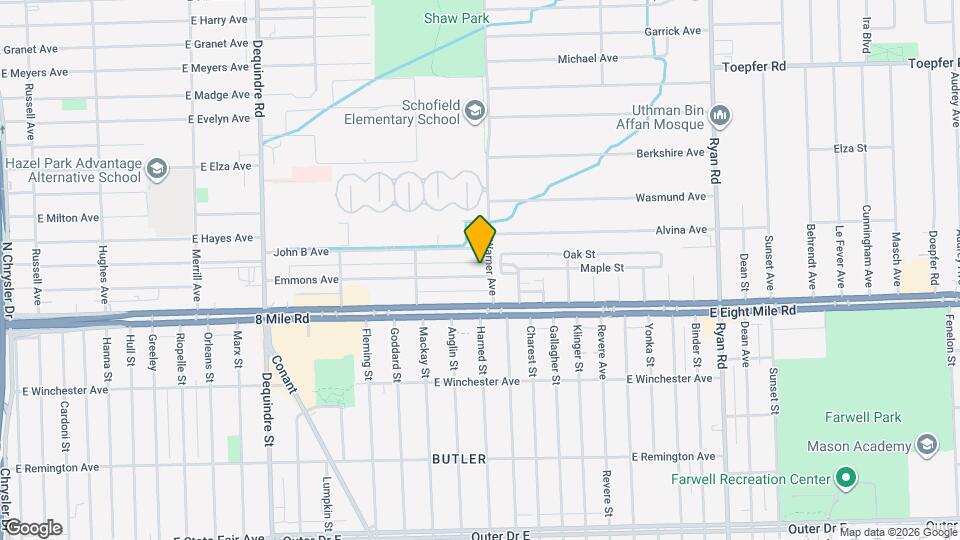 2831 Emmons Ave Map and Location Details