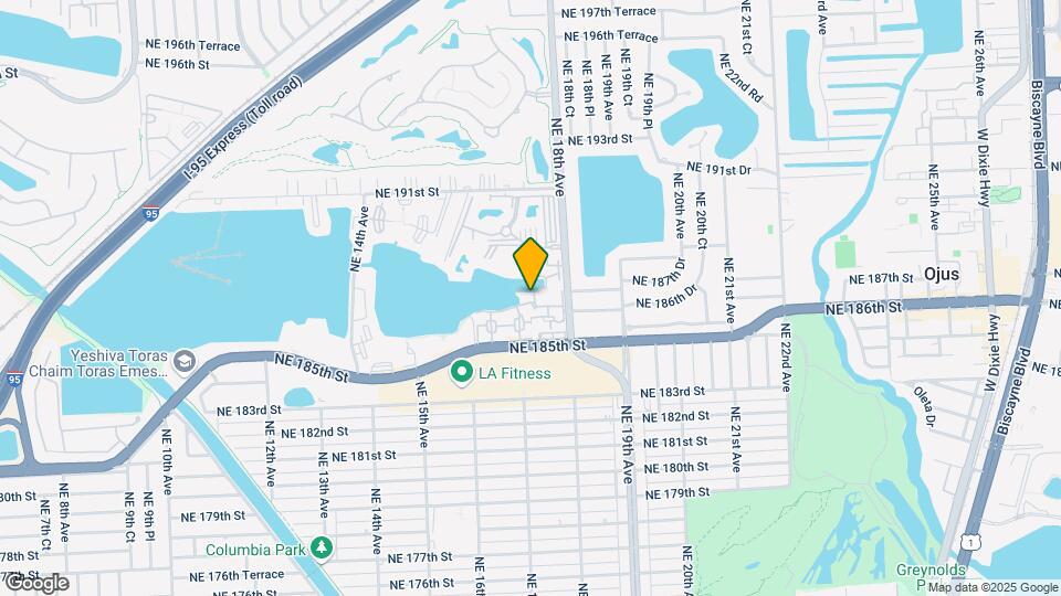 1695 NE Miami Gardens Dr Mapa y Detalles de la Ubicación
