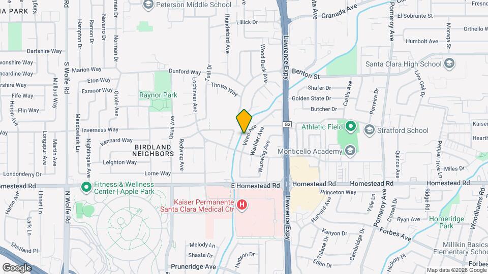 1569 Vireo Ave Map and Location Details