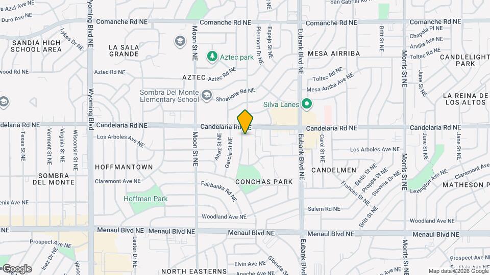 2900 Parsifal St NE Map and Location Details