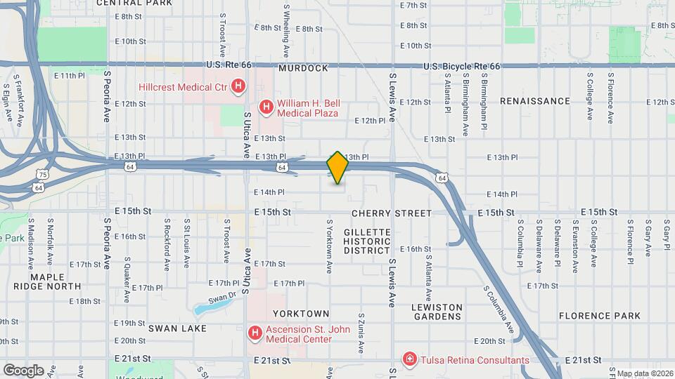 2023 E 14th Pl Map and Location Details