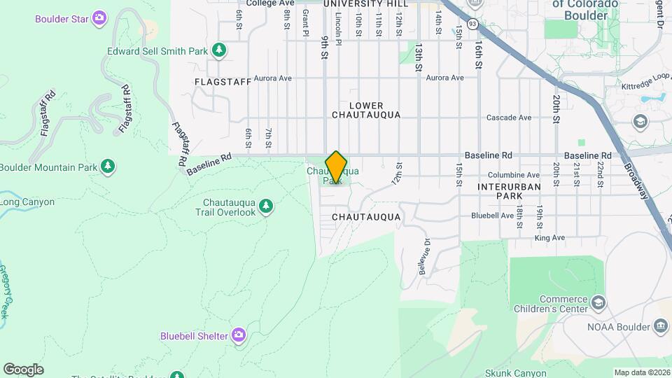 102 Chautauqua Pk Map and Location Details