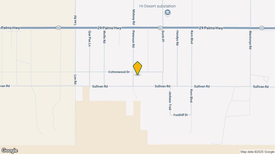 6873 Peterson Rd Map and Location Details