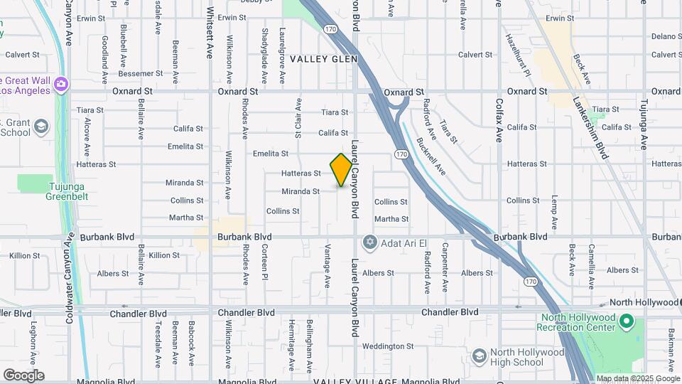 5714 Vantage Ave Map and Location Details