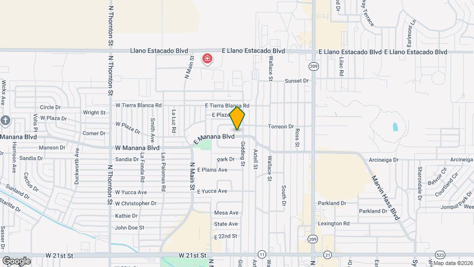 128 E Manana Blvd Map and Location Details