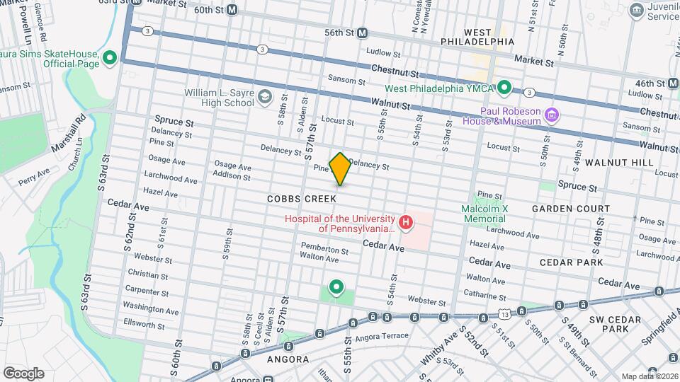 431 S 56th St Map and Location Details