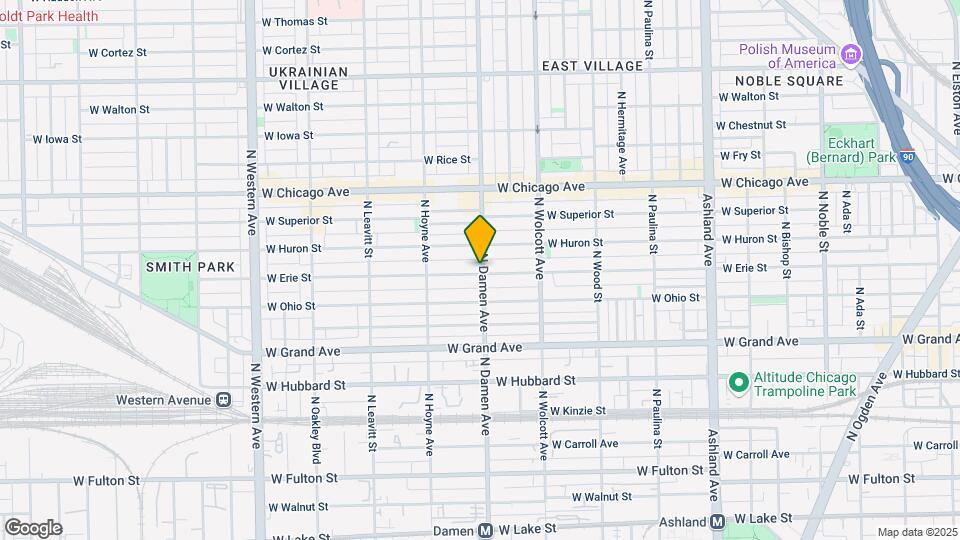 2000 W Erie St Mapa y Detalles de la Ubicación