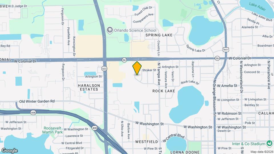 2127 W Amelia St Map and Location Details