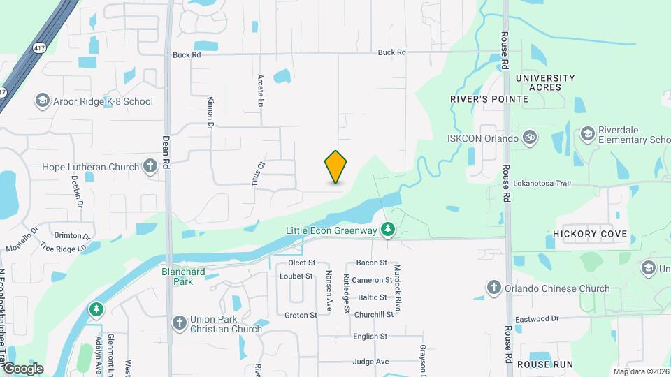 10467 Riva Ridge Trail Map and Location Details