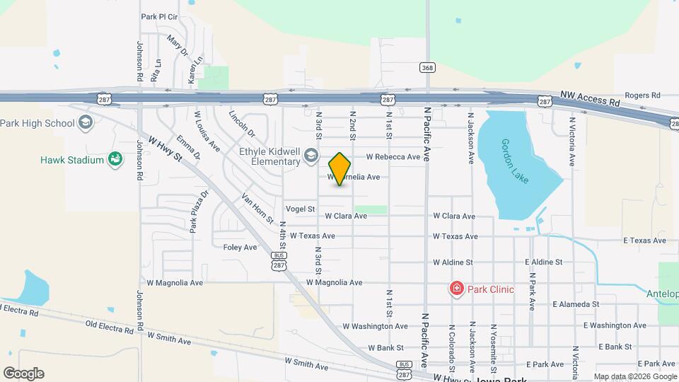 706 W Louisa Ave Mapa y Detalles de la Ubicación