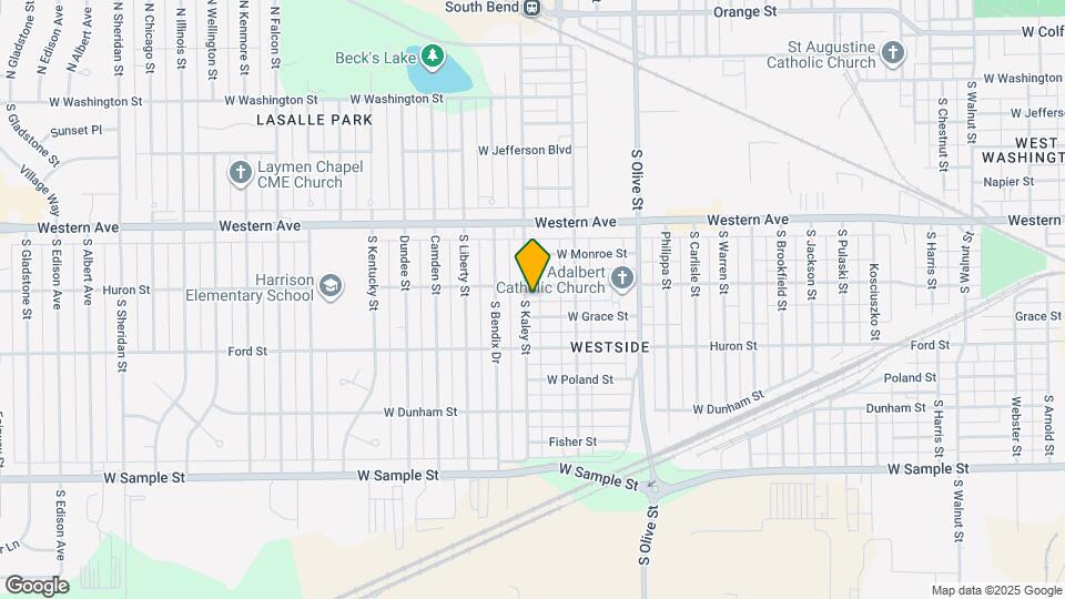 510 S Kaley St Map and Location Details