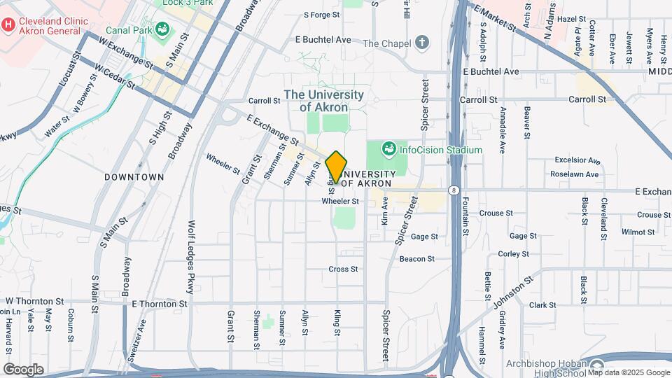 405 Kling St Mapa y Detalles de la Ubicación