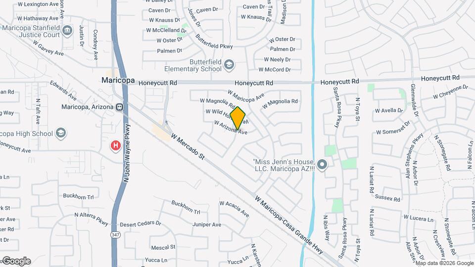 43683 W Arizona Ave Map and Location Details