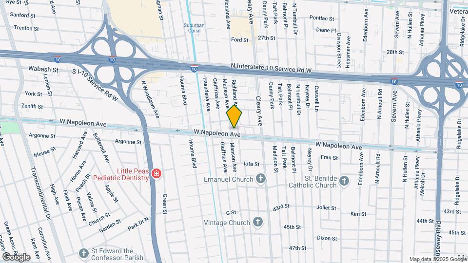 2100 Richland Ave Map and Location Details