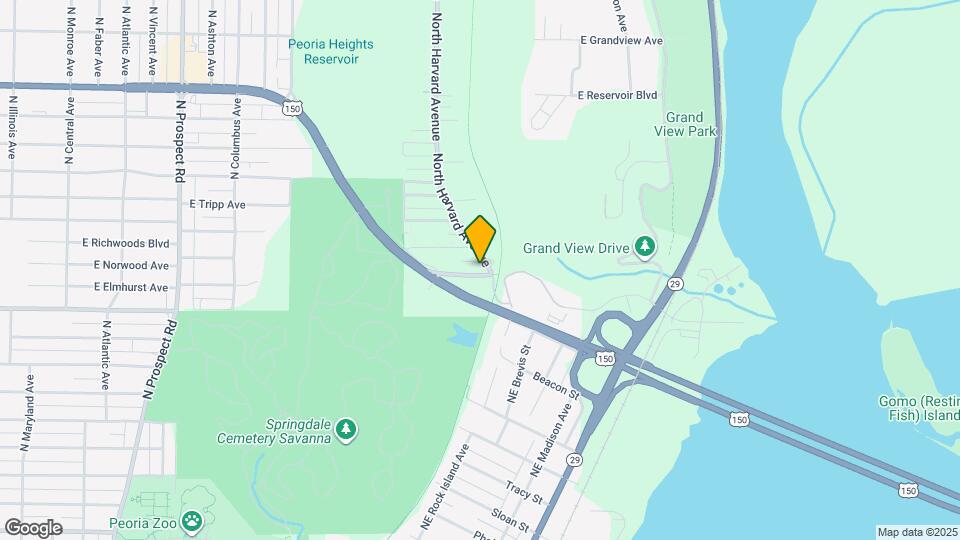 2103 E Harvard Ave Map and Location Details