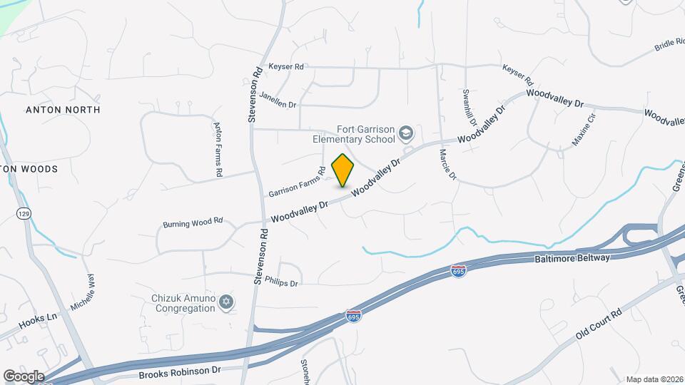3406 Woodvalley Dr Map and Location Details