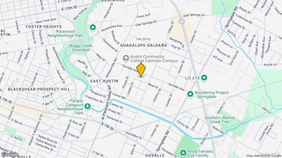 3012 Neal St Map and Location Details