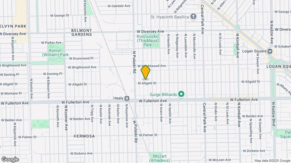 3914-3924 W Altgeld St Map and Location Details