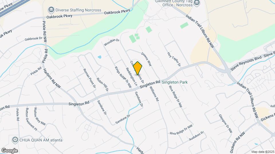 1342 Country Downs Dr Map and Location Details