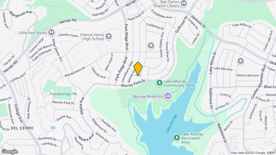 6390 Belle Glade Ave Map and Location Details