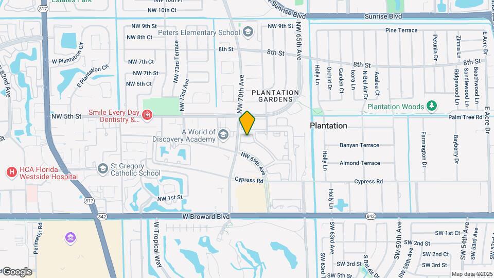 1721 SW 41st Ave-Unit -2 Map and Location Details