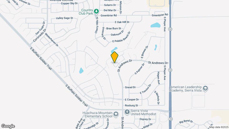 2817 Vía Del Oesta Map and Location Details