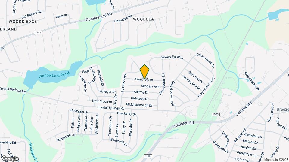 1445 Avoncroft Dr Map and Location Details