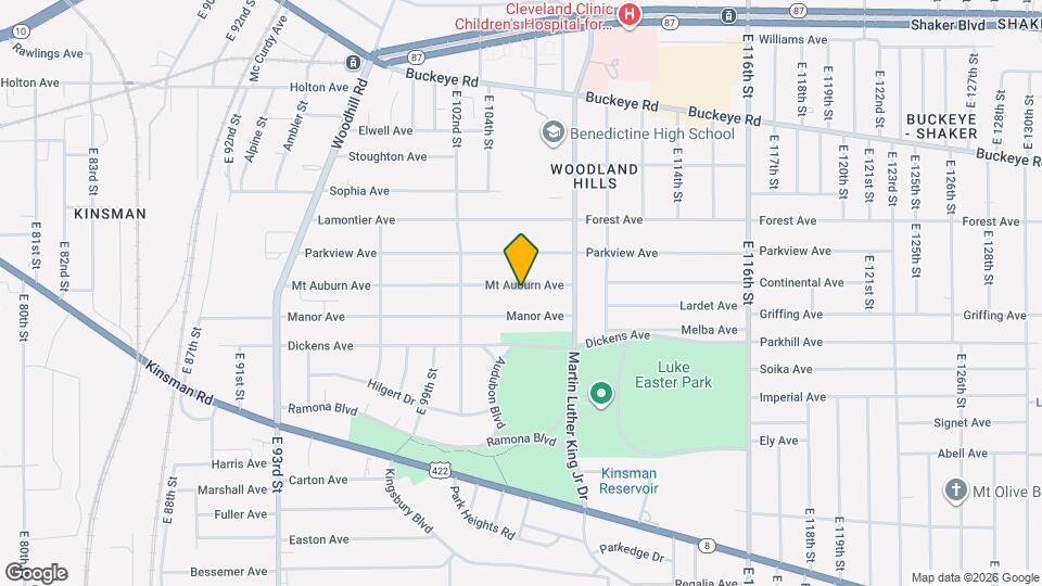 10514 Mt Auburn Ave Map and Location Details