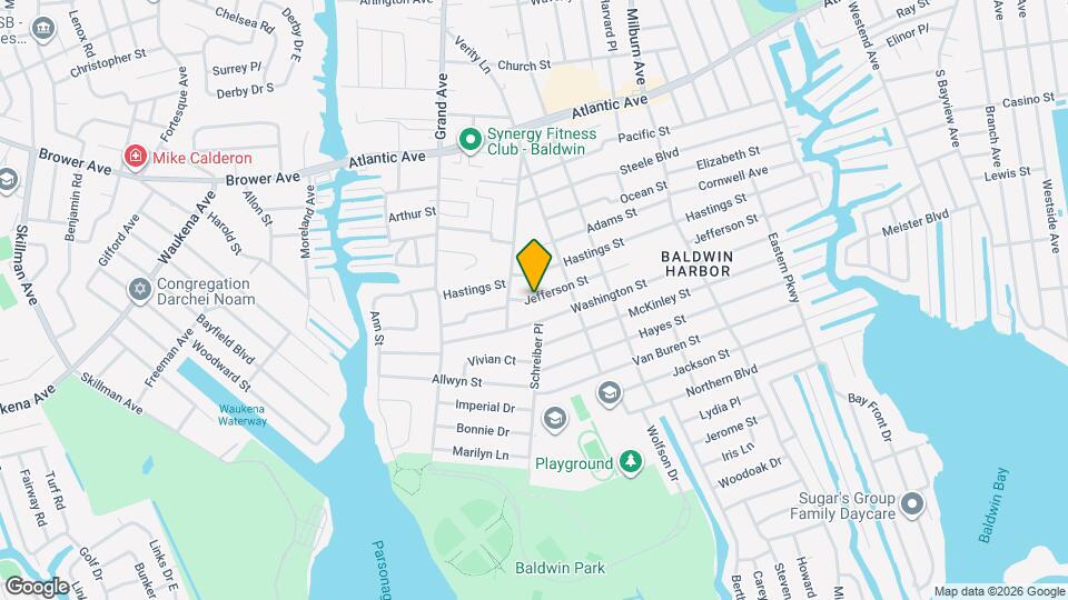 832 Jefferson St Map and Location Details