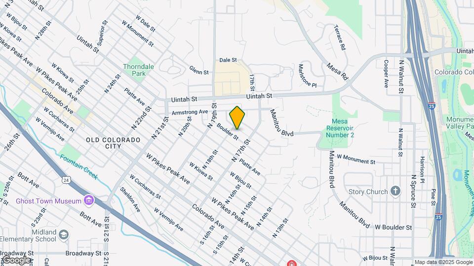 1726 Boulder St Map and Location Details